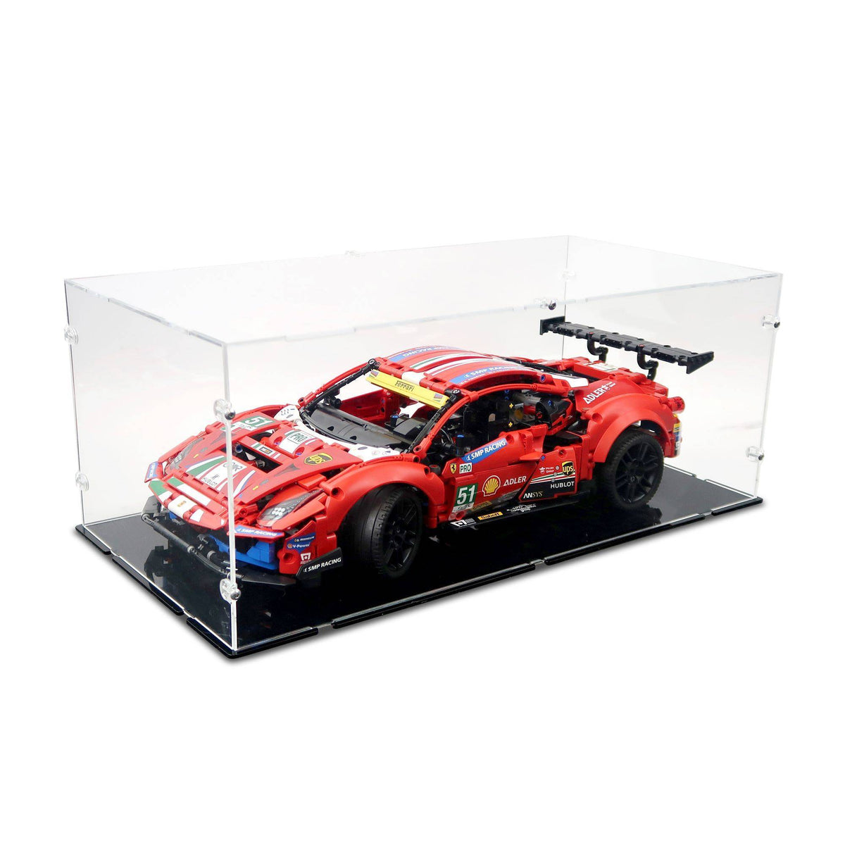 Ferrari 488 GTE Display Case for LEGO 42125
