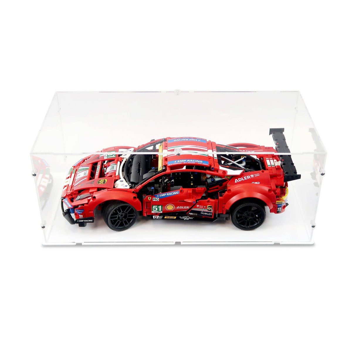Ferrari 488 GTE Display Case for LEGO 42125