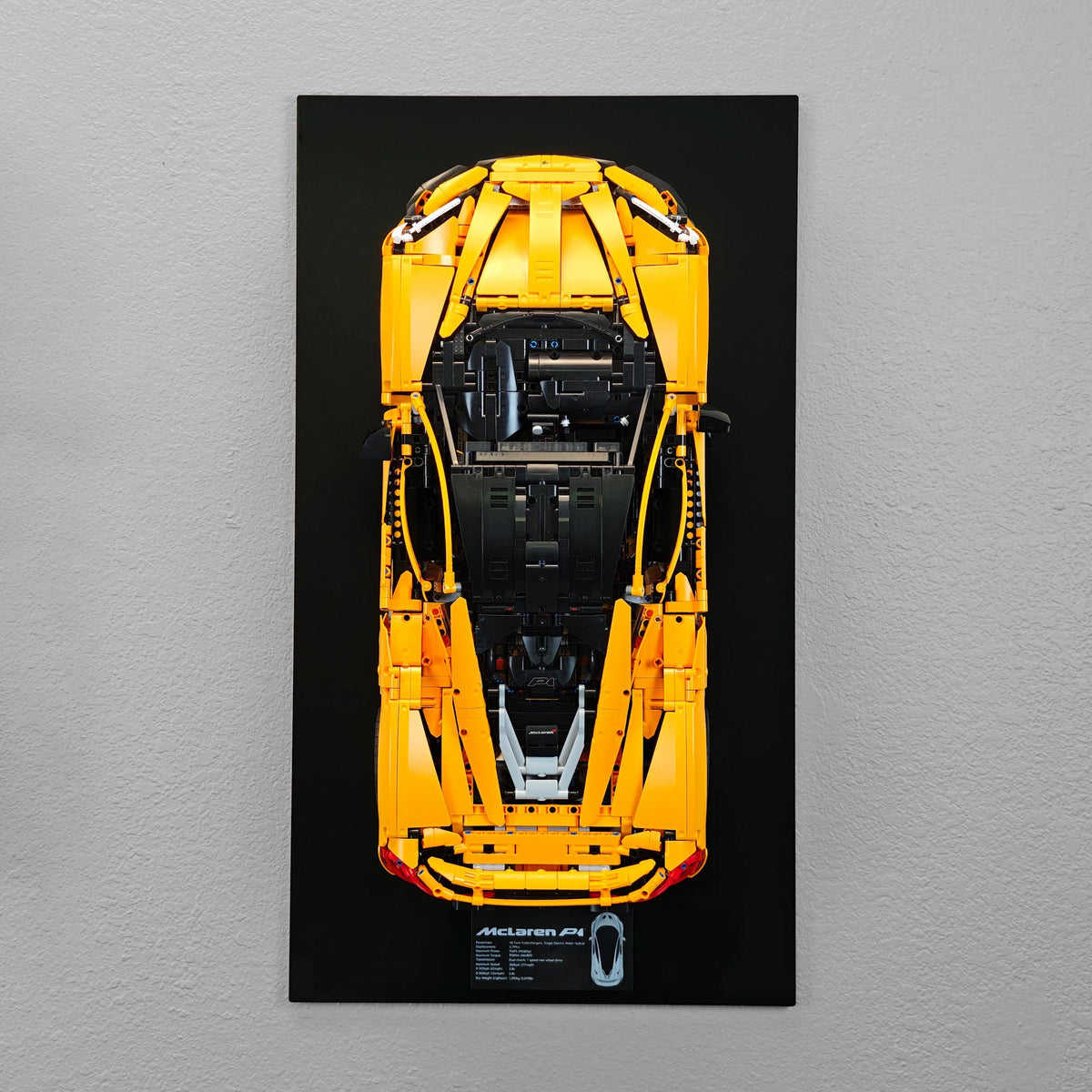 McLaren P1 Wall Mount Display for LEGO 42172