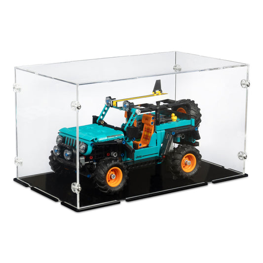Jeep Wrangler Rubicon SUV Display Case for LEGO 42227