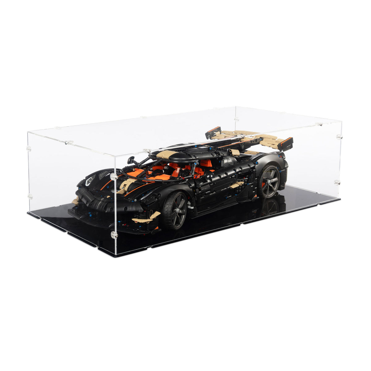 Koenigsegg Sadair's Spear Megacar Display Case for LEGO 42232