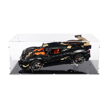Koenigsegg Sadair's Spear Megacar XL Display Case & Stand for LEGO 42232