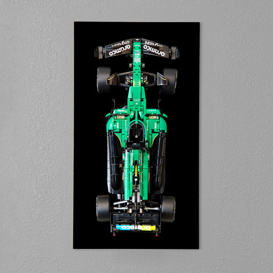 Aston Martin Aramco AMR25 F1 Car Wall Mount Display for LEGO 42240