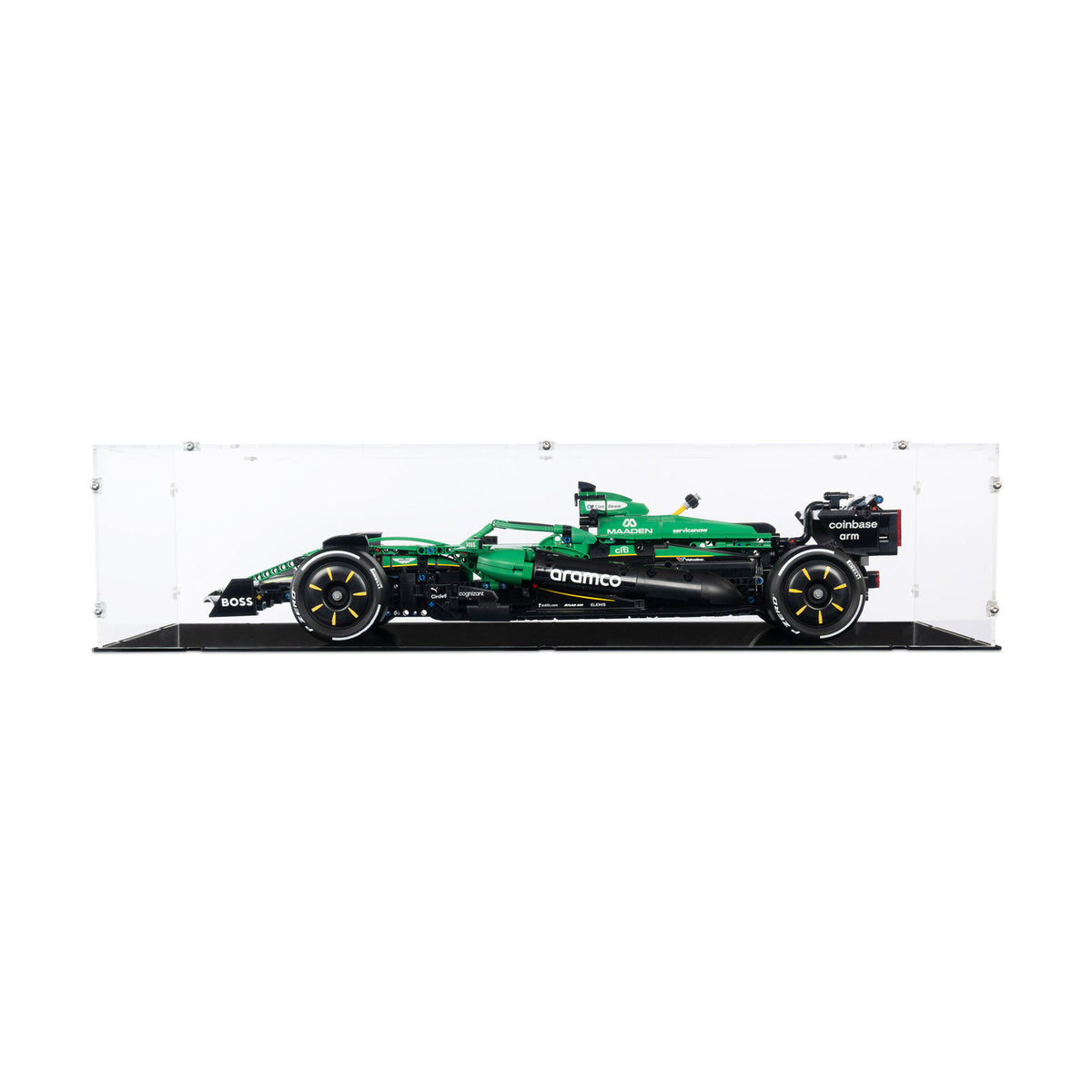 Aston Martin Aramco AMR25 F1 Car Display Case for LEGO 42240