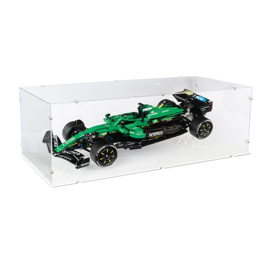 Aston Martin Aramco AMR25 F1 Car XL Display Case & Stand for LEGO 42240