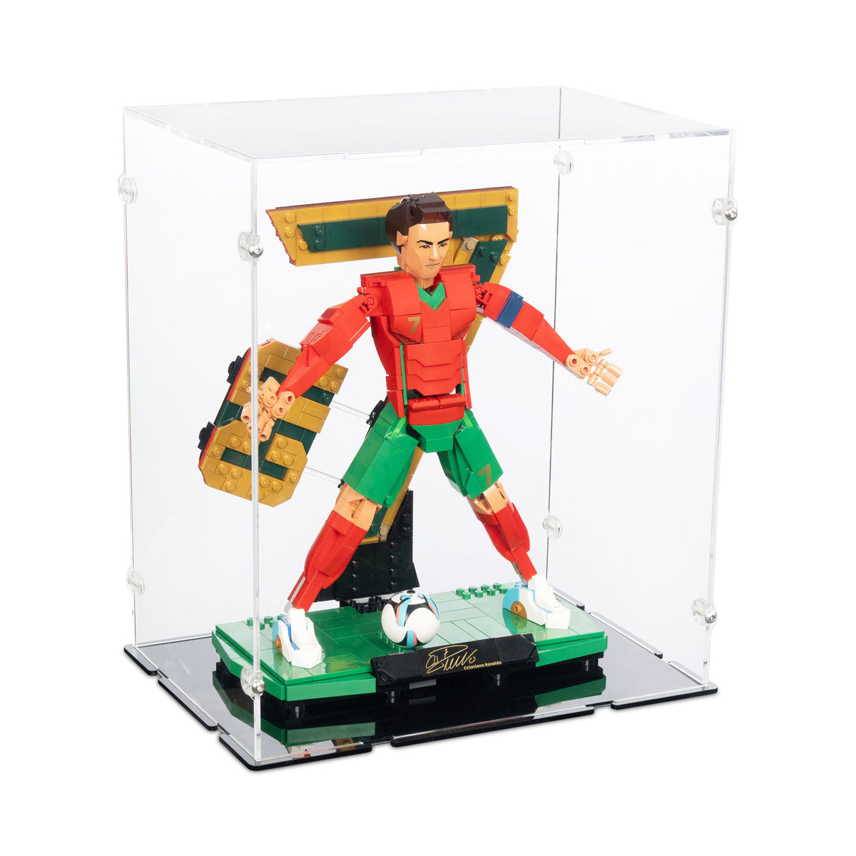 Cristiano Ronaldo Football Legend Display Case for LEGO 43016