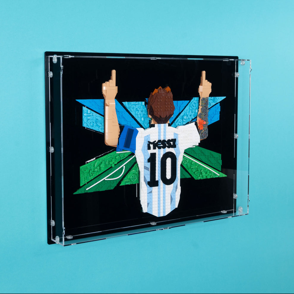 Lionel Messi Celebration Wall Mounted Display Case for LEGO 43018 ...