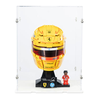 Scuderia Ferrari HP Lewis Hamilton Helmet Display Case for LEGO 43022