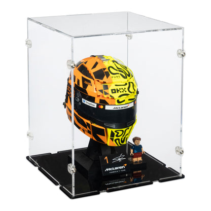 McLaren Mastercard F1 Team Lando Norris Helmet Display Case for LEGO 43023