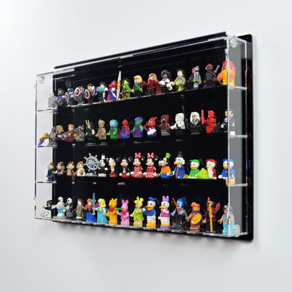 60 LEGO Minifigures Wall Display Case