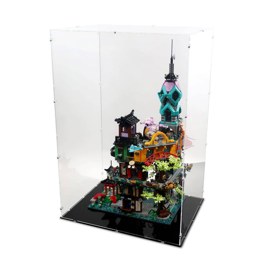 Ninjago City Gardens Display Case for LEGO 71741