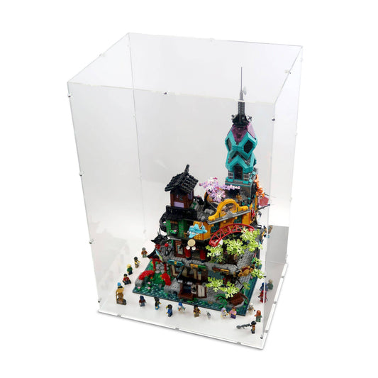 Ninjago City Gardens Display Case for LEGO 71741