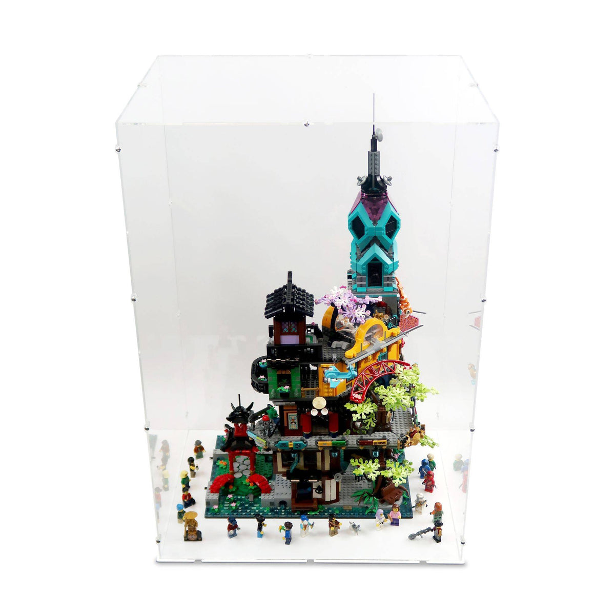 Ninjago City Gardens Display Case for LEGO 71741