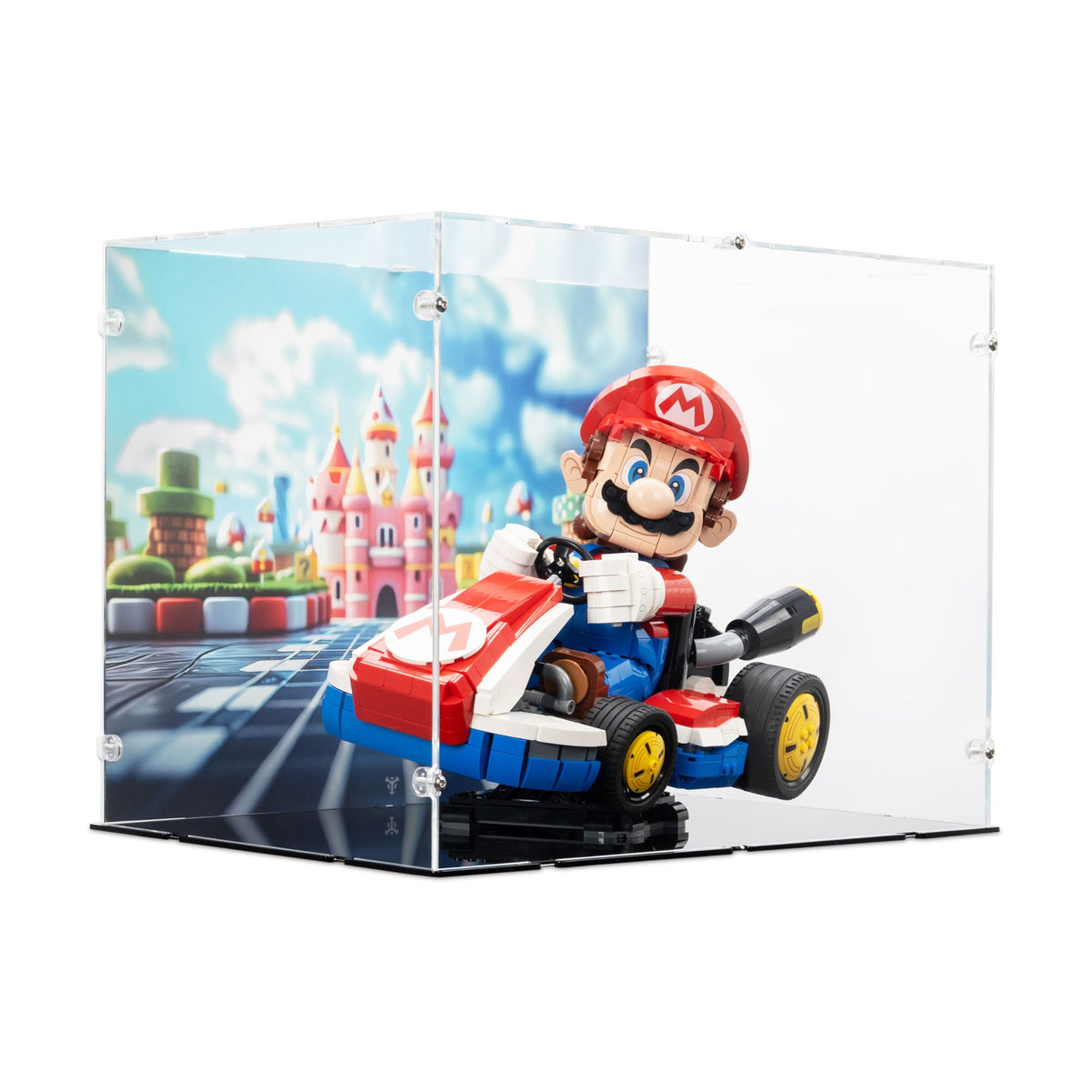 Mario Kart – Mario & Standard Kart Display Case for LEGO 72037