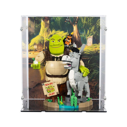 Shrek, Donkey & Puss in Boots Display Case for LEGO 72423