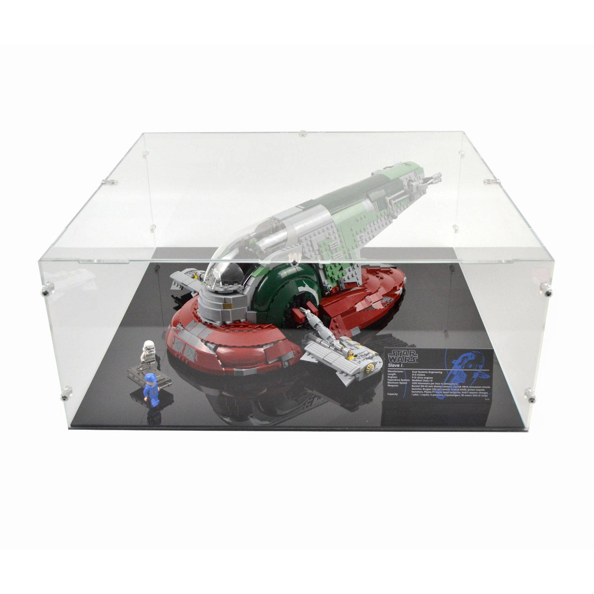 UCS Slave 1 (In Landing Position) Display Case for LEGO 75060