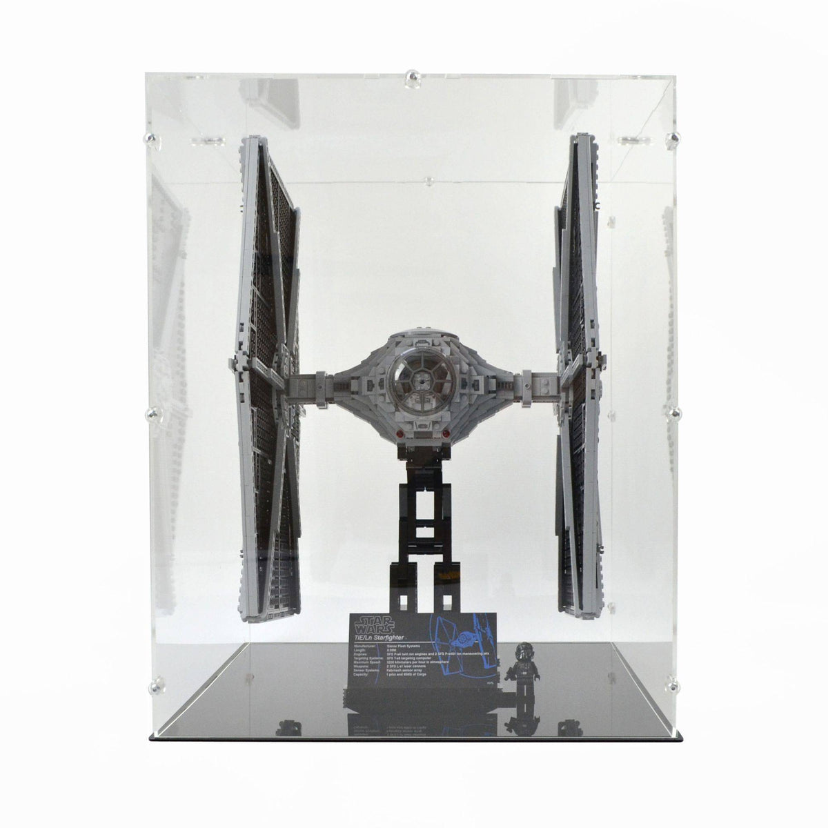 UCS TIE Fighter Display Case for LEGO 75095