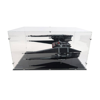 Kylo Ren's TIE Fighter XL Display Case & Stand for LEGO 75179