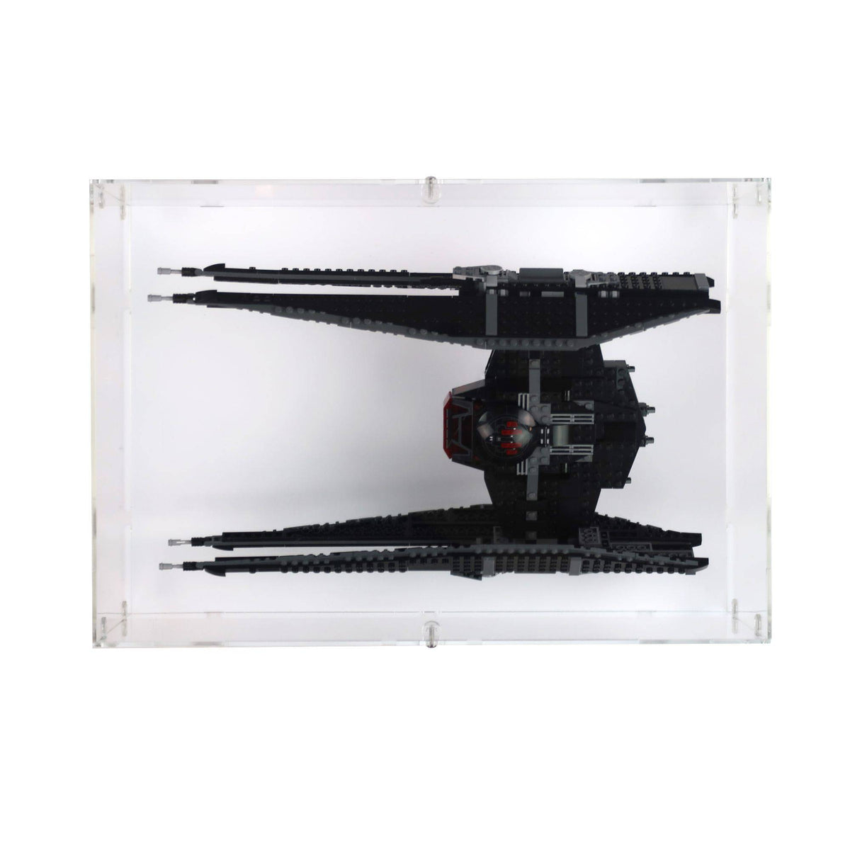 Kylo Ren's TIE Fighter XL Display Case & Stand for LEGO 75179