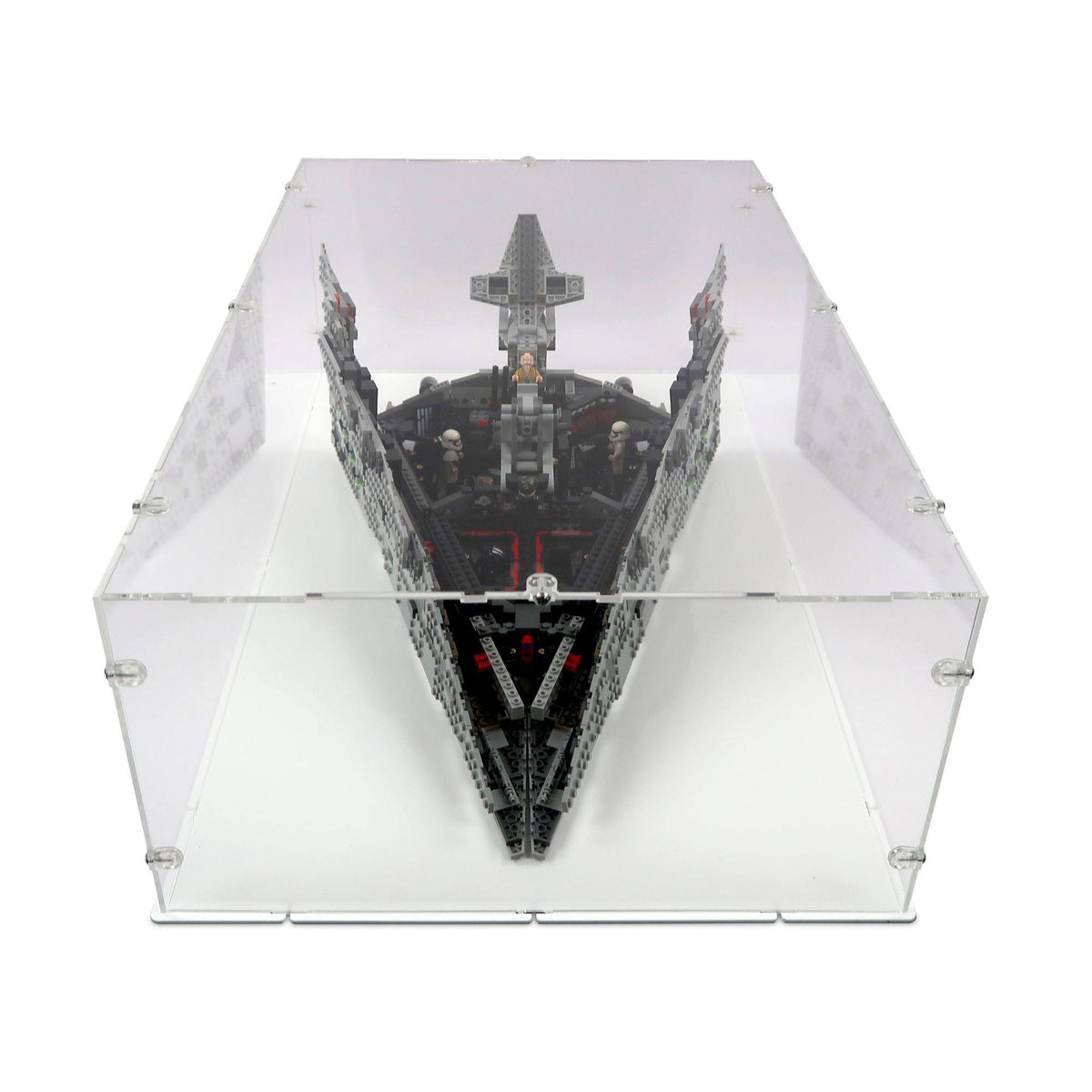 Star Wars First Order Star Destroyer Display Case for LEGO 75190