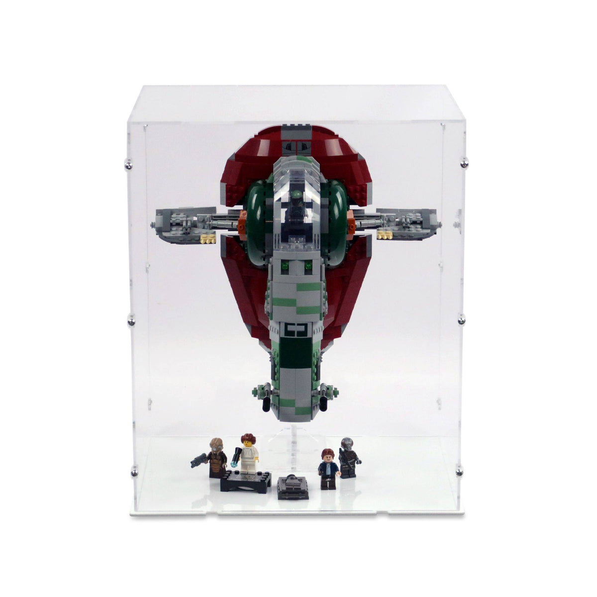 Slave 1 (20th Anniversary Edition) Display Case & Stand for LEGO 75243