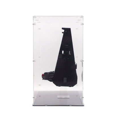 Kylo Ren's Shuttle Display Case & Stand for LEGO 75256