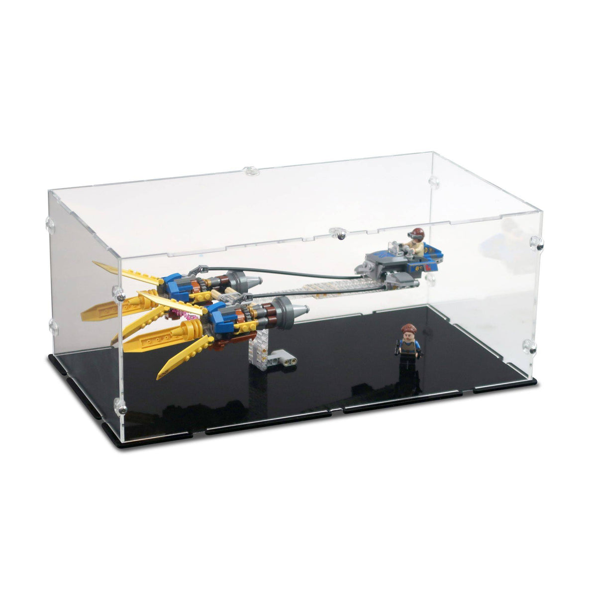 Anakin's Podracer 20th Anniversary Display Case for LEGO 75258