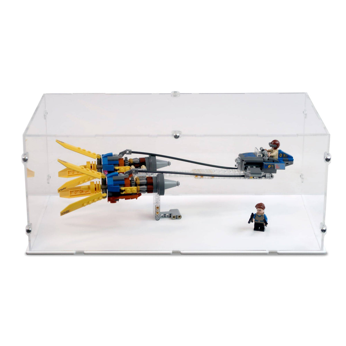 Anakin's Podracer 20th Anniversary Display Case for LEGO 75258