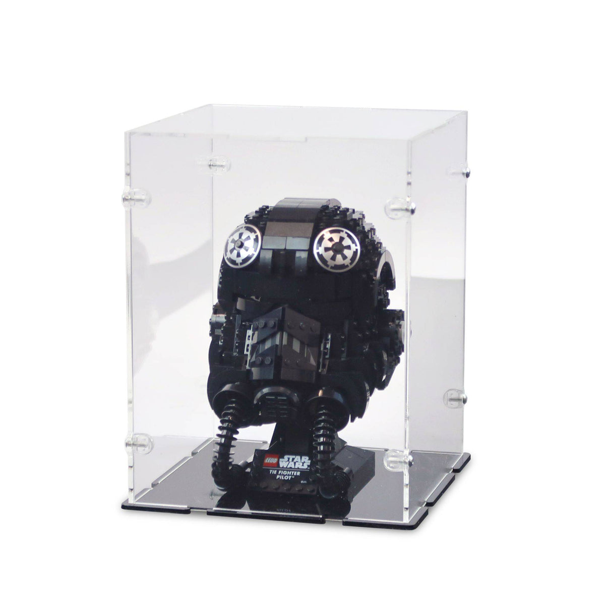 TIE Fighter Pilot Helmet Display Case for LEGO 75274
