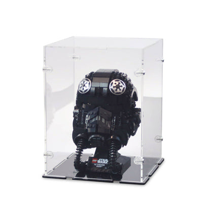 TIE Fighter Pilot Helmet Display Case for LEGO 75274