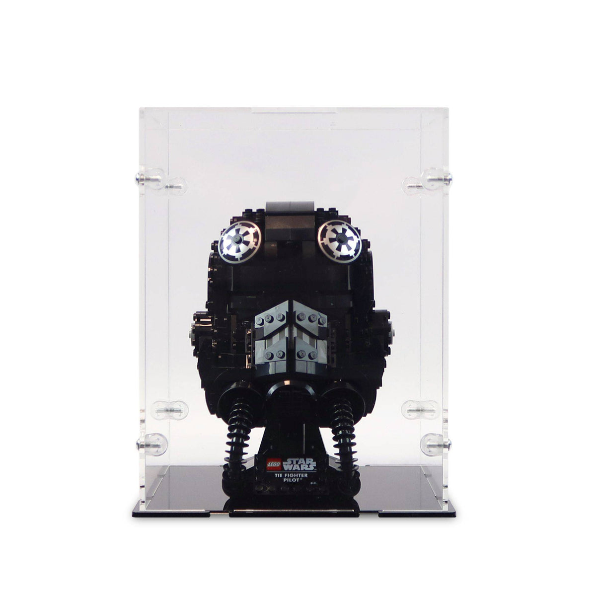 TIE Fighter Pilot Helmet Display Case for LEGO 75274