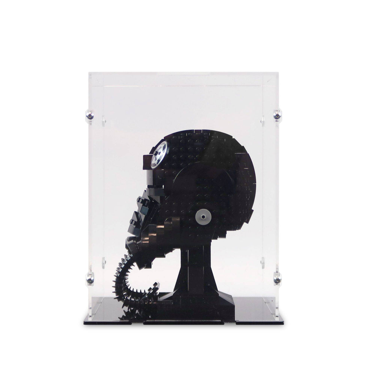 TIE Fighter Pilot Helmet Display Case for LEGO 75274