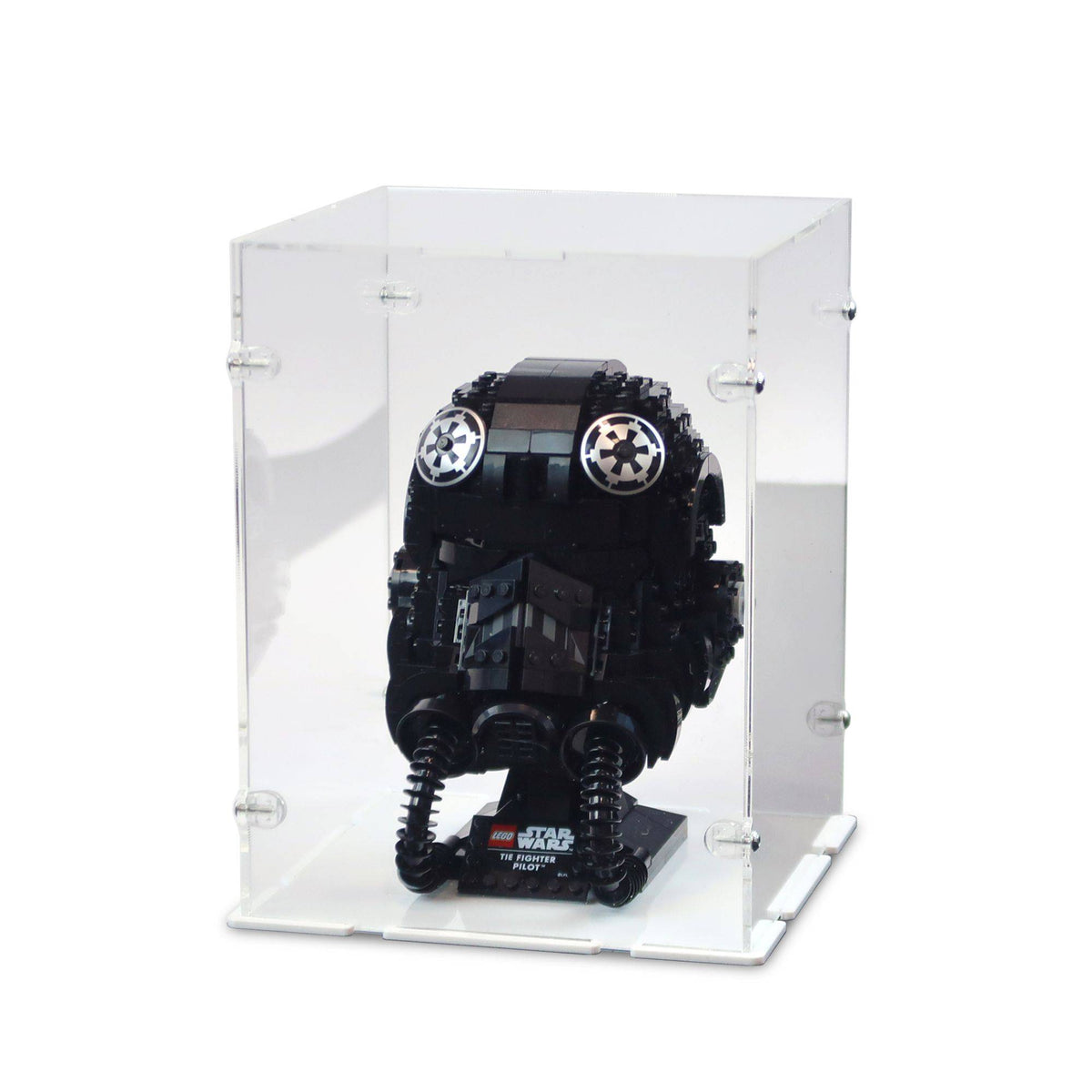 TIE Fighter Pilot Helmet Display Case for LEGO 75274