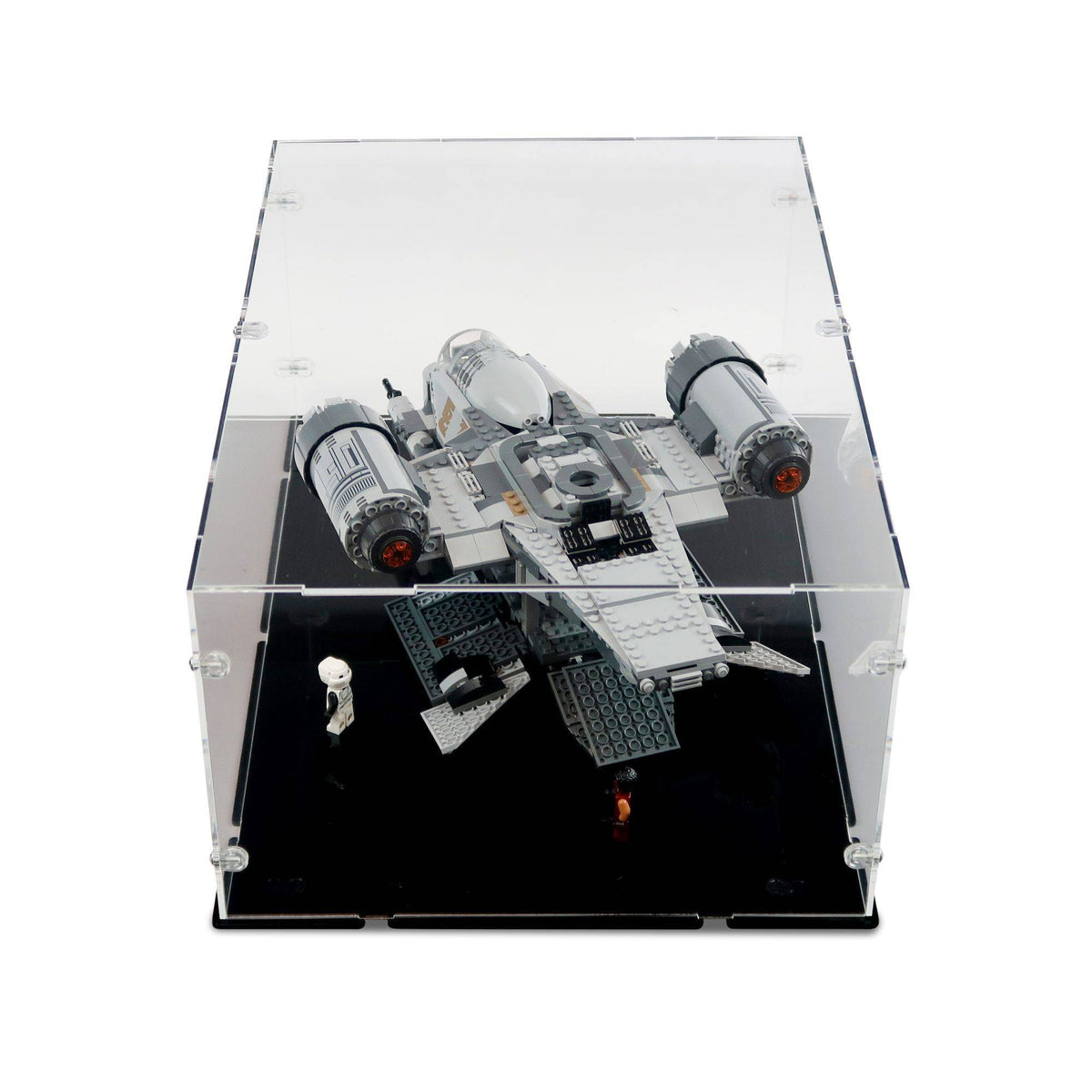 The Mandalorian Bounty Hunter Transport Display Case for LEGO 75292