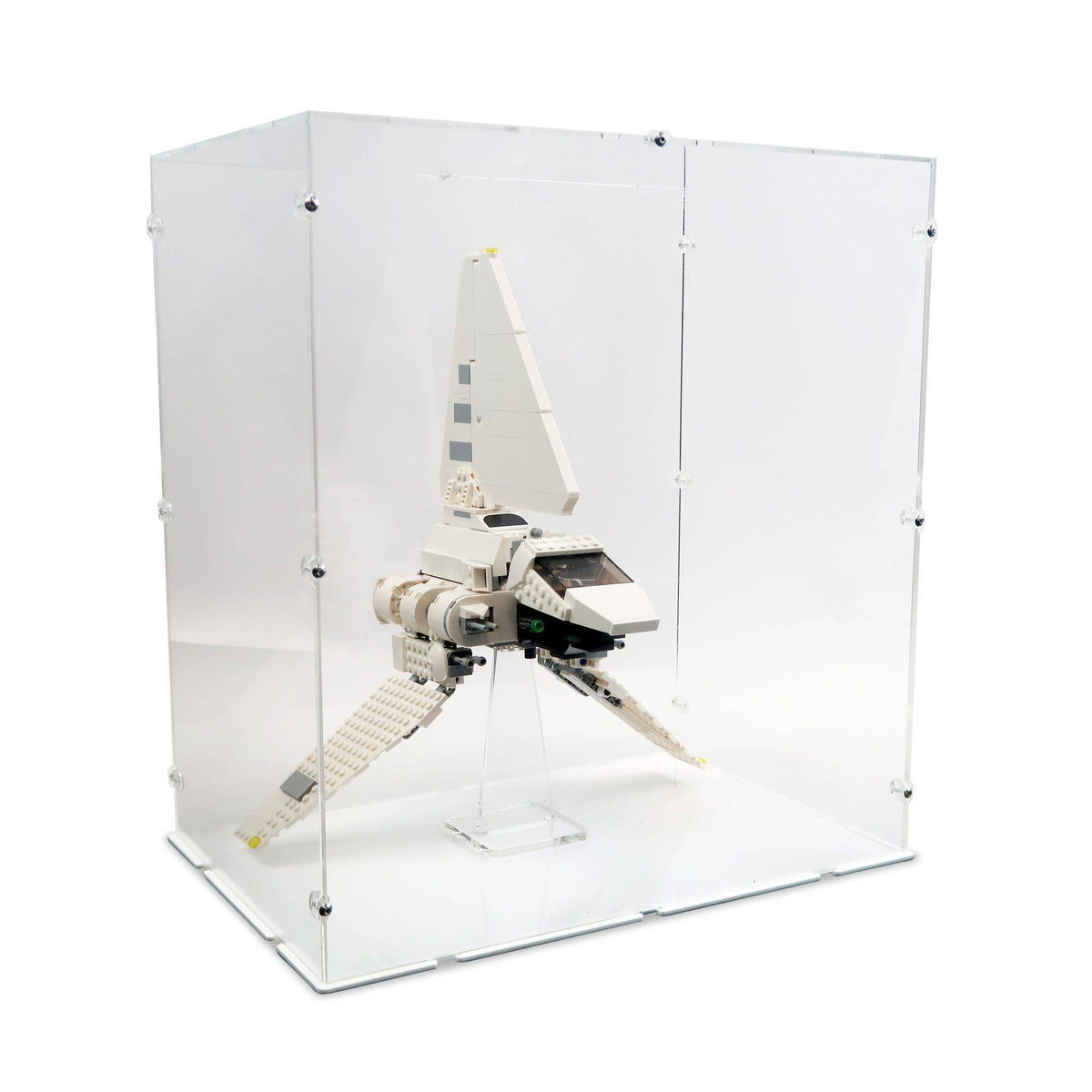 Imperial Shuttle Display Case & Stand for LEGO 75302