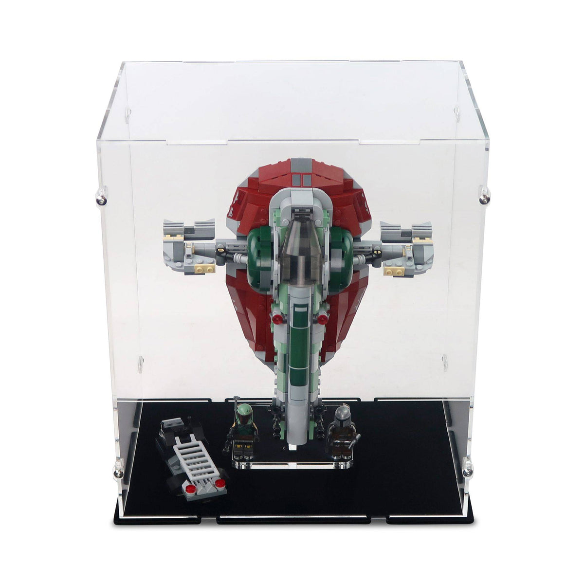 Slave 1 Boba Fett's Starship Display Case & Stand for LEGO 75312