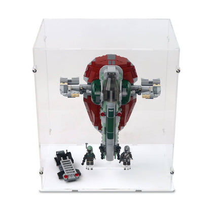 Slave 1 Boba Fett's Starship Display Case & Stand for LEGO 75312