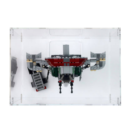 Slave 1 Boba Fett's Starship Display Case & Stand for LEGO 75312