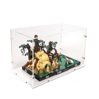 Dagobah Jedi Training Diorama Display Case for LEGO 75330