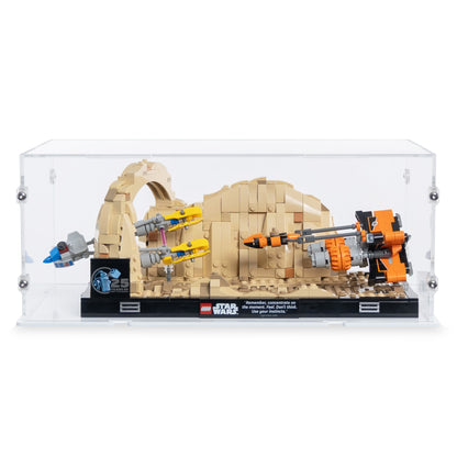 Mos Espa Podrace Diorama Display Case for LEGO 75380