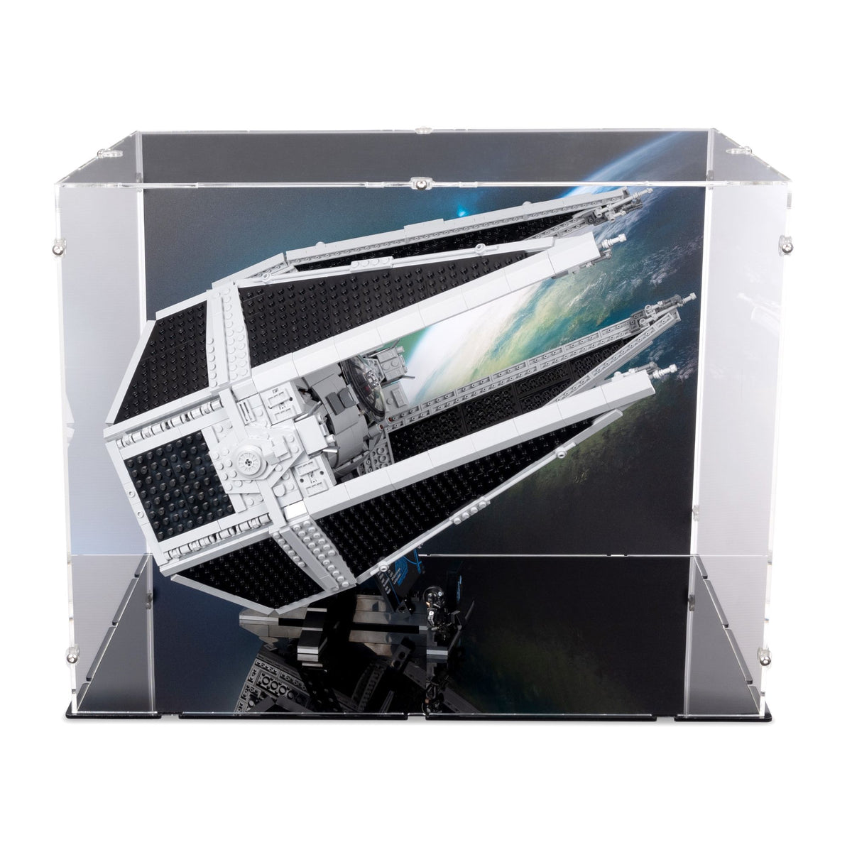 UCS TIE Interceptor Display Case for LEGO 75382