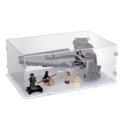 Darth Maul's Sith Infiltrator Display Case And Stand for LEGO 75383