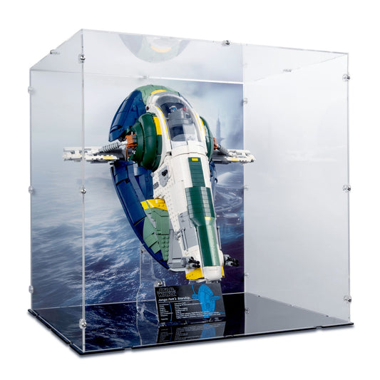 UCS Jango Fett's Firespray-Class Starship Display Case for LEGO 75409