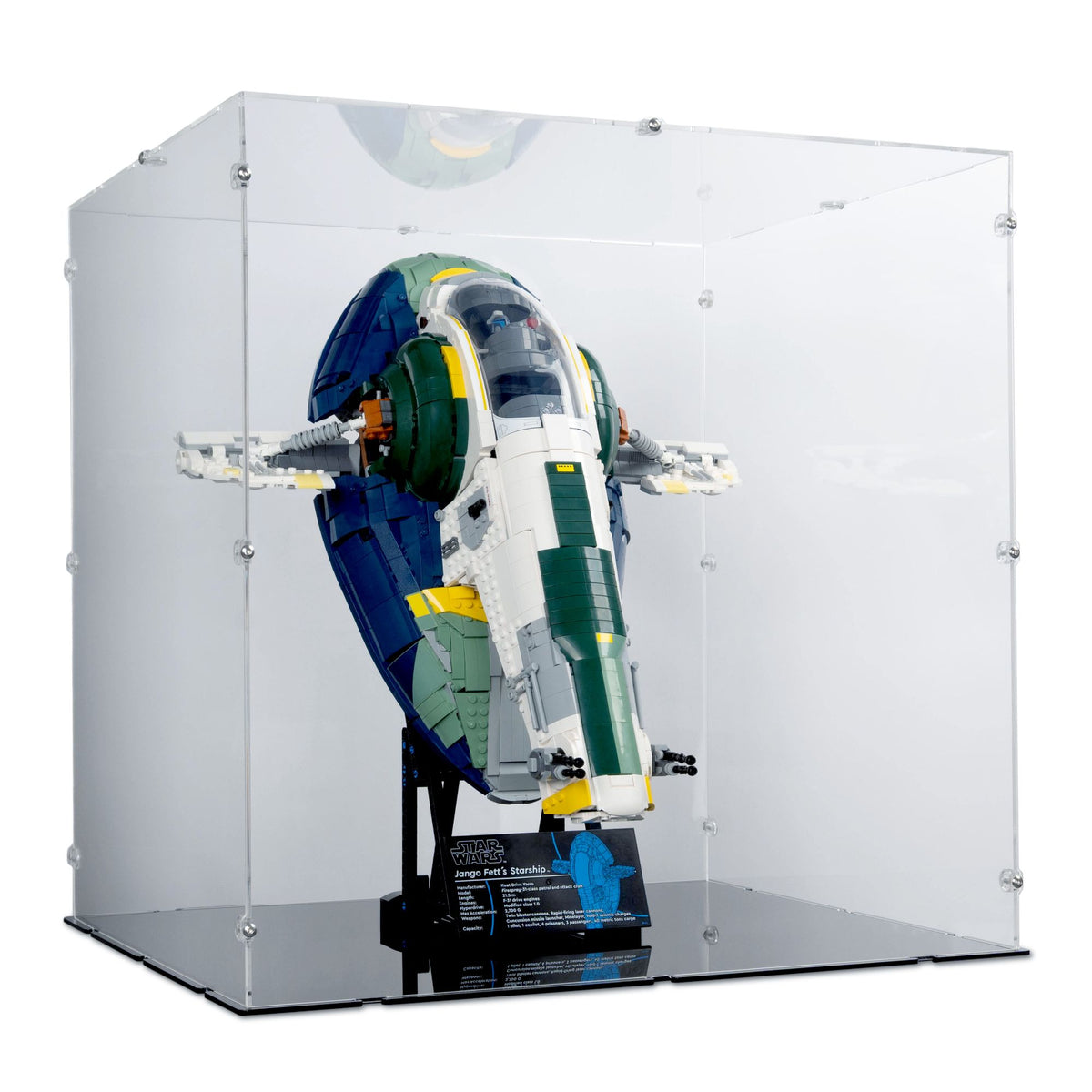 UCS Jango Fett's Firespray-Class Starship Display Case for LEGO 75409