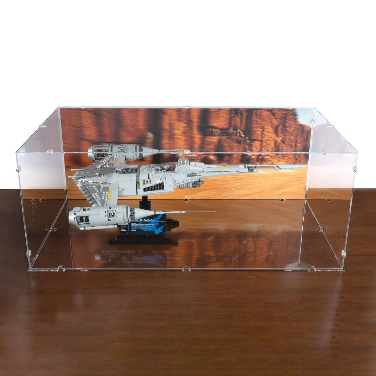 Mandalorian's N-1 Starfighter Display Case for LEGO 75442
