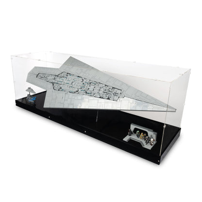 Special Edition Executor Super Star Destroyer Display Case and Stand for LEGO 75457 (Fits IKEA KALLAX)