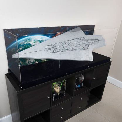 ssd executor lego ship dust free, uv protected display box made in the uk
