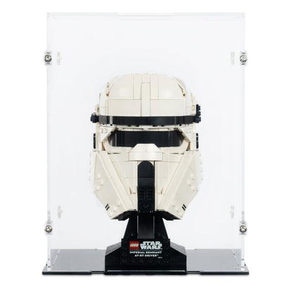 Imperial Remnant AT-RT Driver Helmet Display Case for LEGO 75458