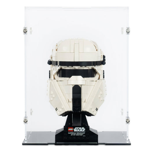 Imperial Remnant AT-RT Driver Helmet Display Case for LEGO 75458