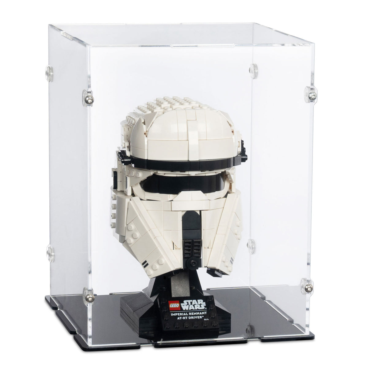 Imperial Remnant AT-RT Driver Helmet Display Case for LEGO 75458